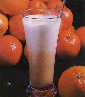 Receta de batido portugués de naranja