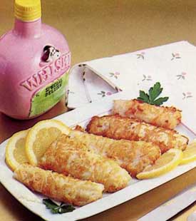 Receta de filetes de gallo empanados