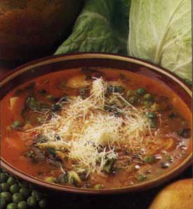 Receta de sopa de verduras