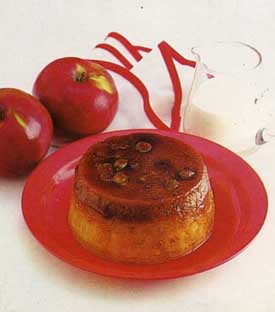 Receta de budín de manzana