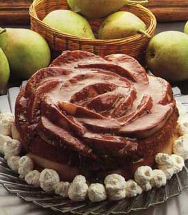 Receta de dulce de chocolate con peras