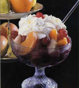 Receta de frutas al vino