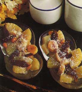 Receta de macedonia tropical