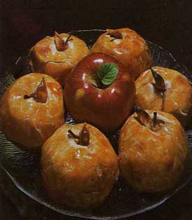Receta de manzanas envueltas