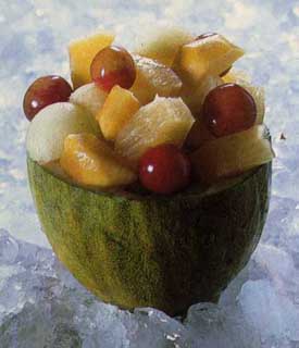 Receta de melones rellenos