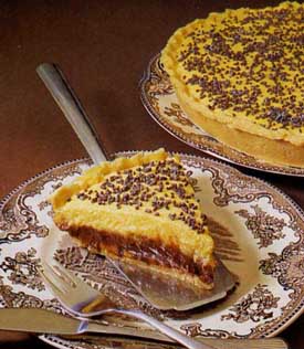 Receta de tarta de plátano y chocolate