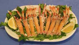 Receta de cigalas a la plancha con ajo y perejil