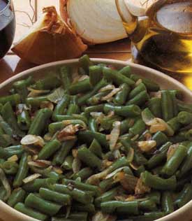 Receta de judías verdes al vino dulce