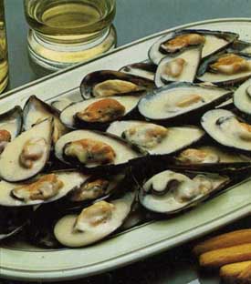 Receta de mejillones a la crema