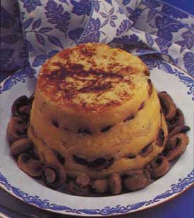 Receta de pastel de espárragos y champiñones