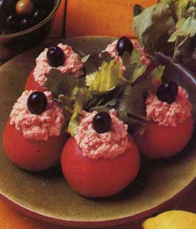 Receta de tomates rellenos al huevo