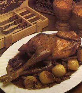 Receta de pintada al vino tinto