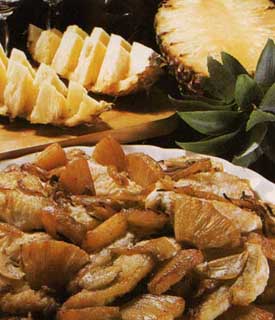 Receta de rape a la piña