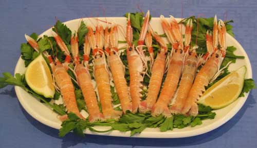 Receta de cigalas a la plancha con ajo y perejil