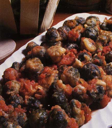 Receta de coles de Bruselas a la provenzal