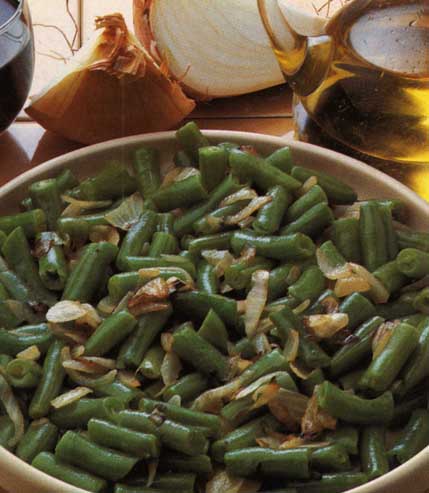 Receta de judías verdes al vino dulce