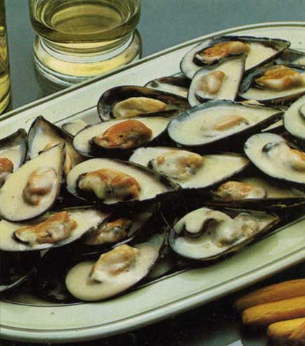 Receta de mejillones a la crema