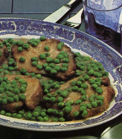 Receta de atún con guisantes
