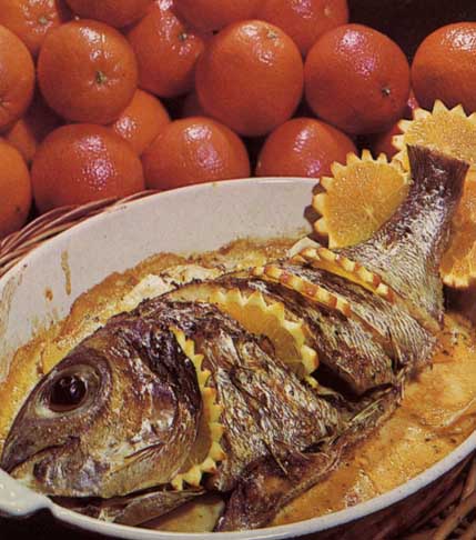 Receta de besugo a la naranja