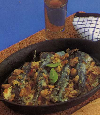 Receta de caballas a la sidra