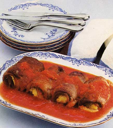 Receta de canutillos de carne