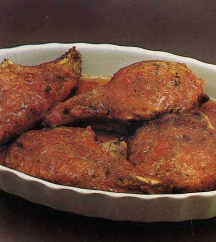 Receta de chuletas de cerdo con tomate