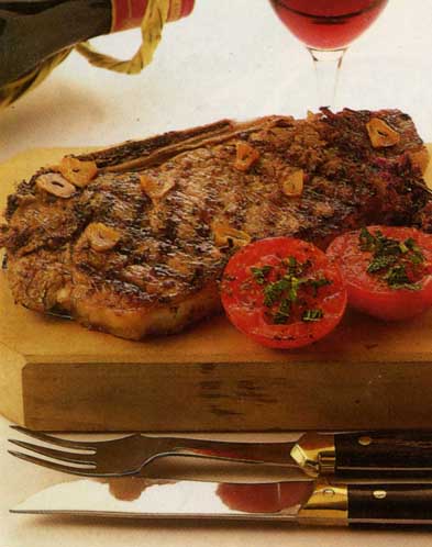 Receta de chuletón a la parrilla