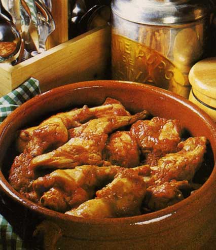 Receta de conejo con tomate
