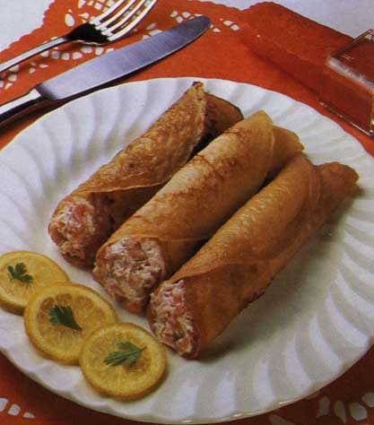 Receta de crepes de ahumados